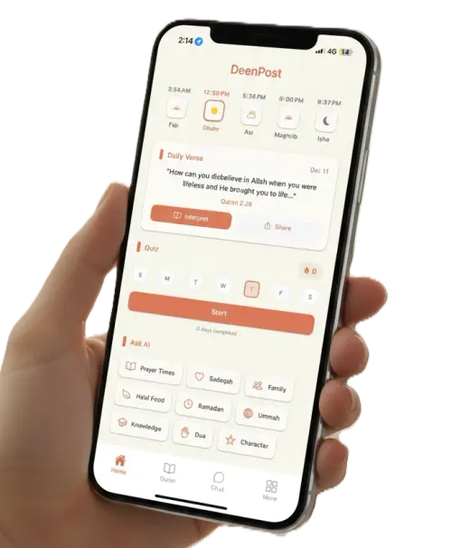 DeenPost App Feature: Prayer Times & Qibla Finder