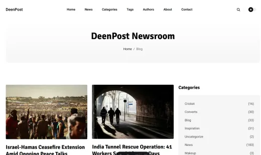 DeenPost App Feature: Muslim News & Convert Stories