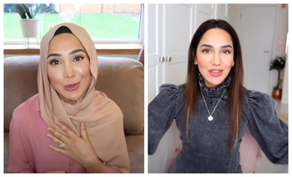 Social Media Muslim Influencer Amena khan 36 Removes Headscarf