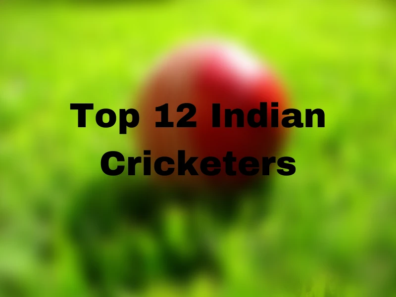 top 12 indian cricketers